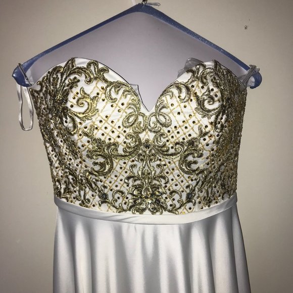 Women’s Alyce Paris Party Wedding Formal Goddess Evening Dress EUC - Picture 4 of 7